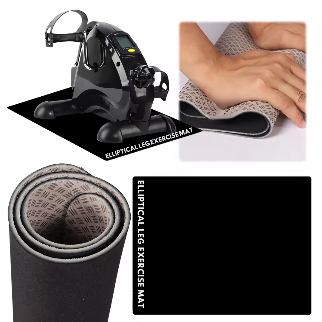 elliptical leg exercise mat