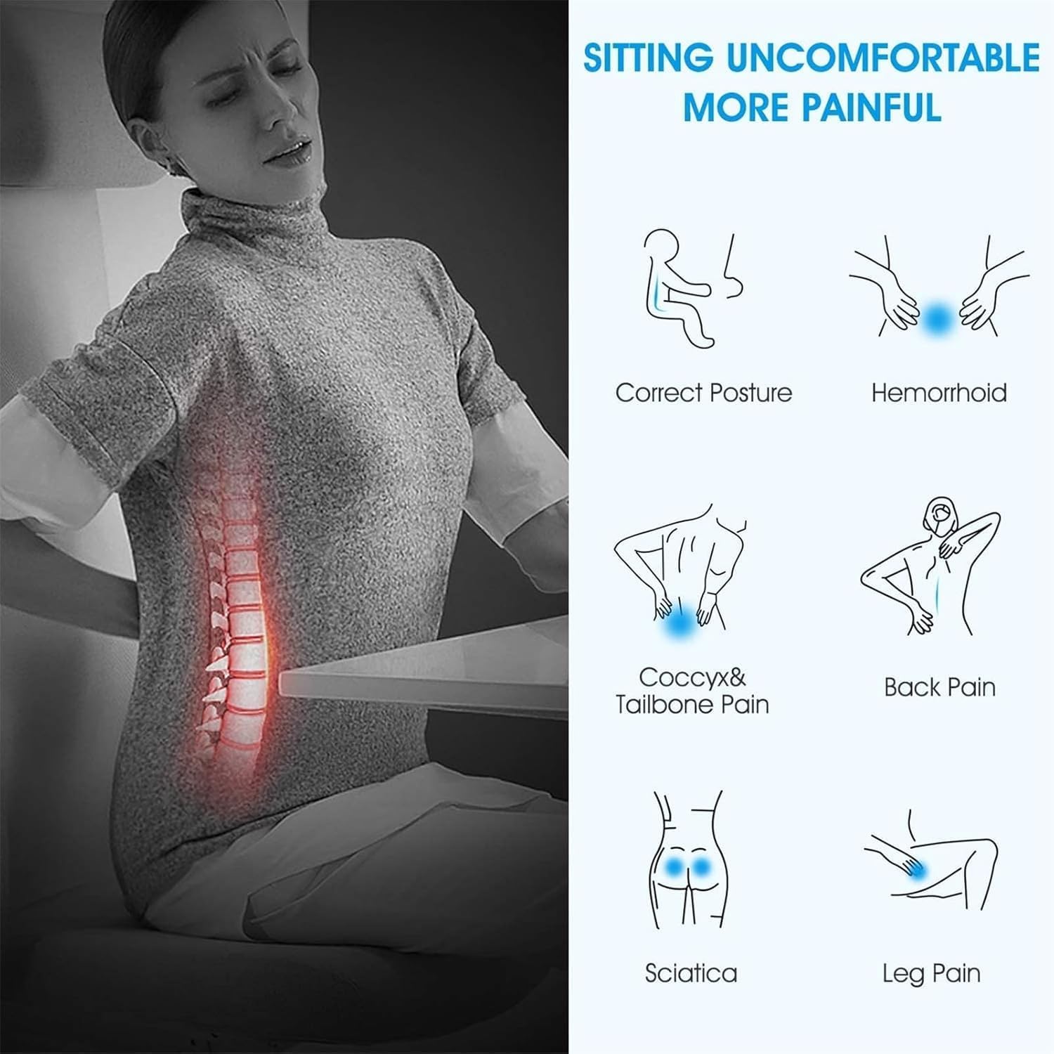 Contoured seat support