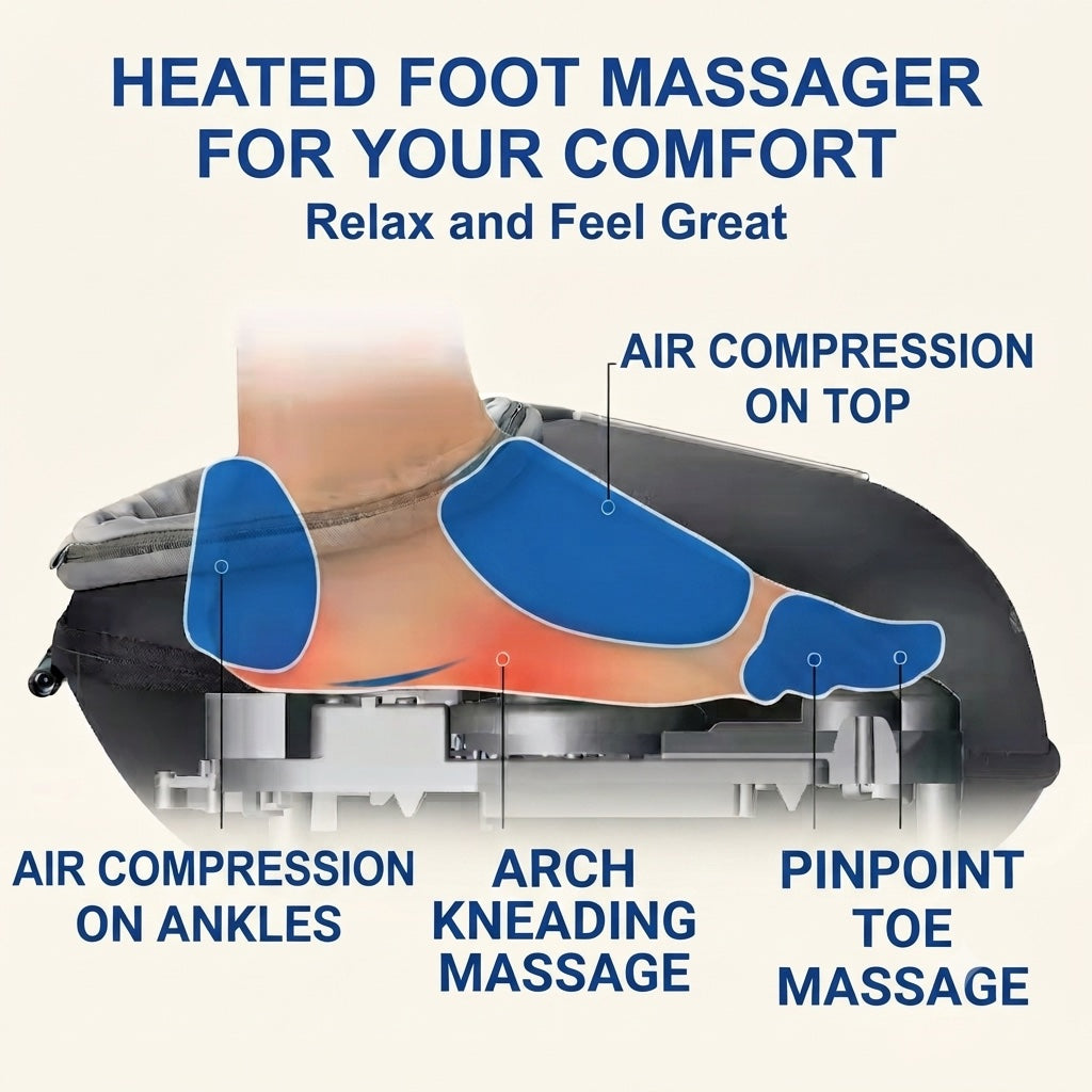 HEATED SHIATSU FOOT MASSAGER