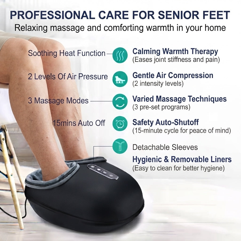 HEATED SHIATSU FOOT MASSAGER