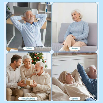 seniors relaxing at home and office, lifestyle moments and thoughtful gift